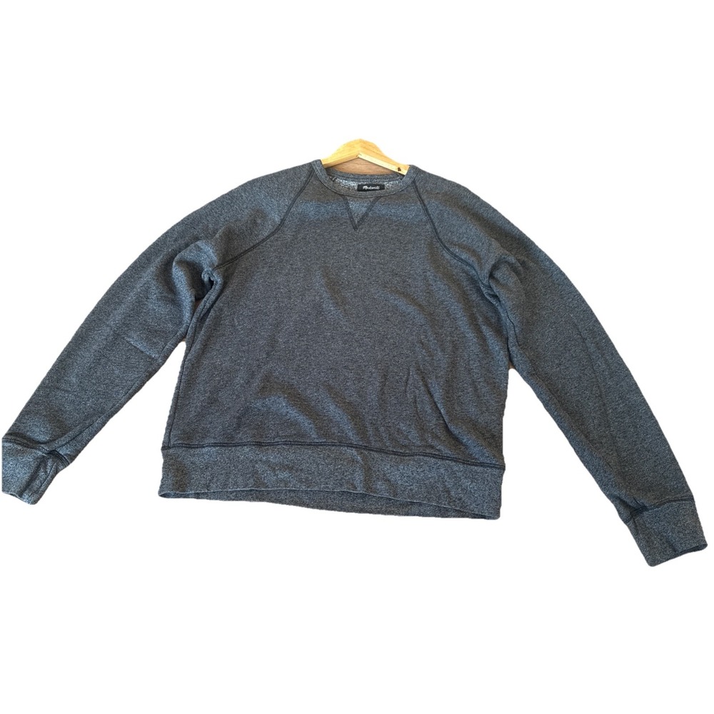 Madewell Pullover Sweater in Grey size Large Round Neck